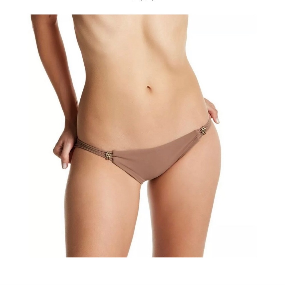 NWT Vitamin‎ A Beaded Hipster Bikini Bottoms SZ XS / 4